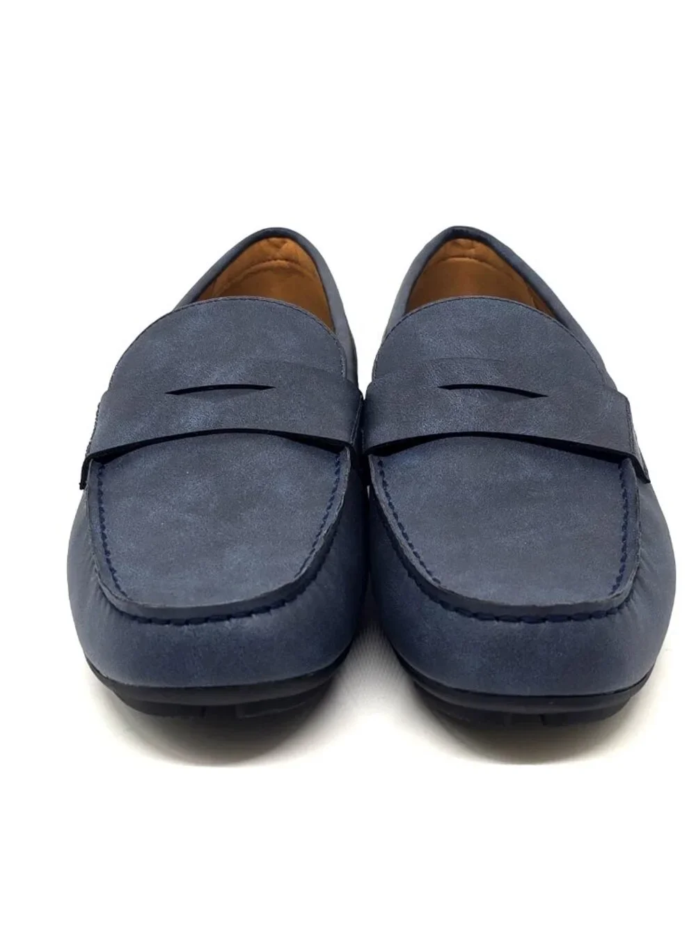 ALFANI Iker Blue Boat Loafers Comfort Casual Driver Shoes Men's Size 10.5 M